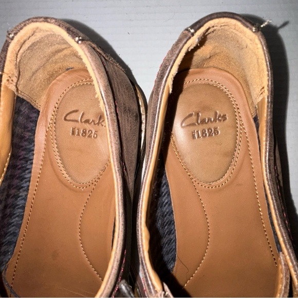 Clarks  Shoes Newkirk Plain Brown Nubuck Leather Dress Casual Grunge Sz 11 M main image 10
